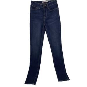 Levi's 721 Jeans Women's 27 Blue Dark Wash High Rise Skinny Jeans